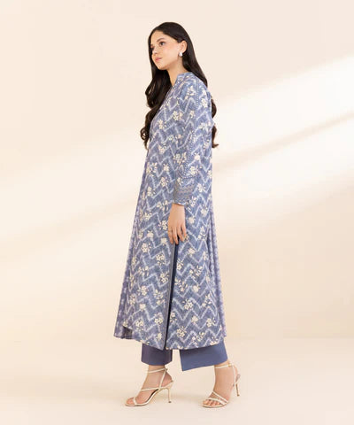 3 Piece - Printed Light Khaddar Suit