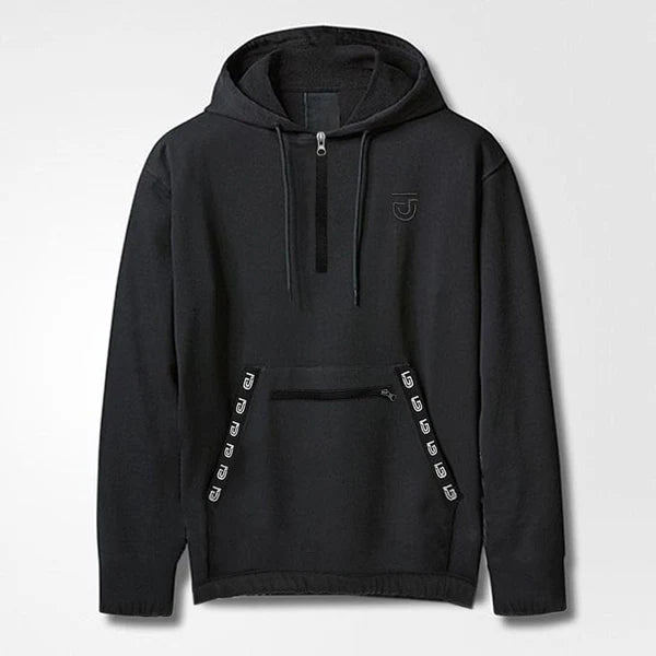 Jupiter High Zip Neck Unisex Hoodie