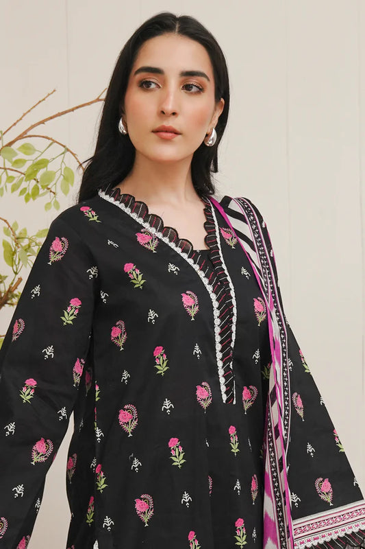 2 Piece Printed Cambric Shirt Dupatta